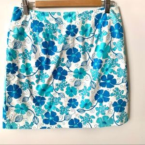 Lilly Pulitzer White Label Skirt with Turtles